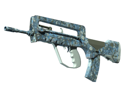 FAMAS | Cyanospatter (Minimal Wear)