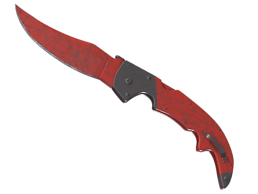 ★ Falchion Knife | Crimson Web (Field-Tested)