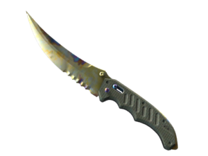 ★ StatTrak™ Flip Knife | Case Hardened (Well-Worn)