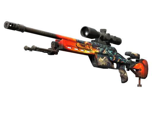SSG 08 | Dragonfire (Field-Tested)